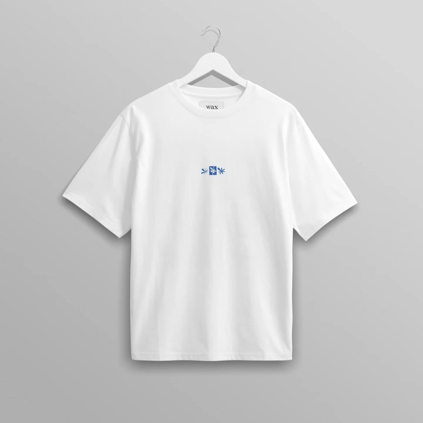 ディーンショートスリーブTシャツ FLORAL STAMPS (WHITE)