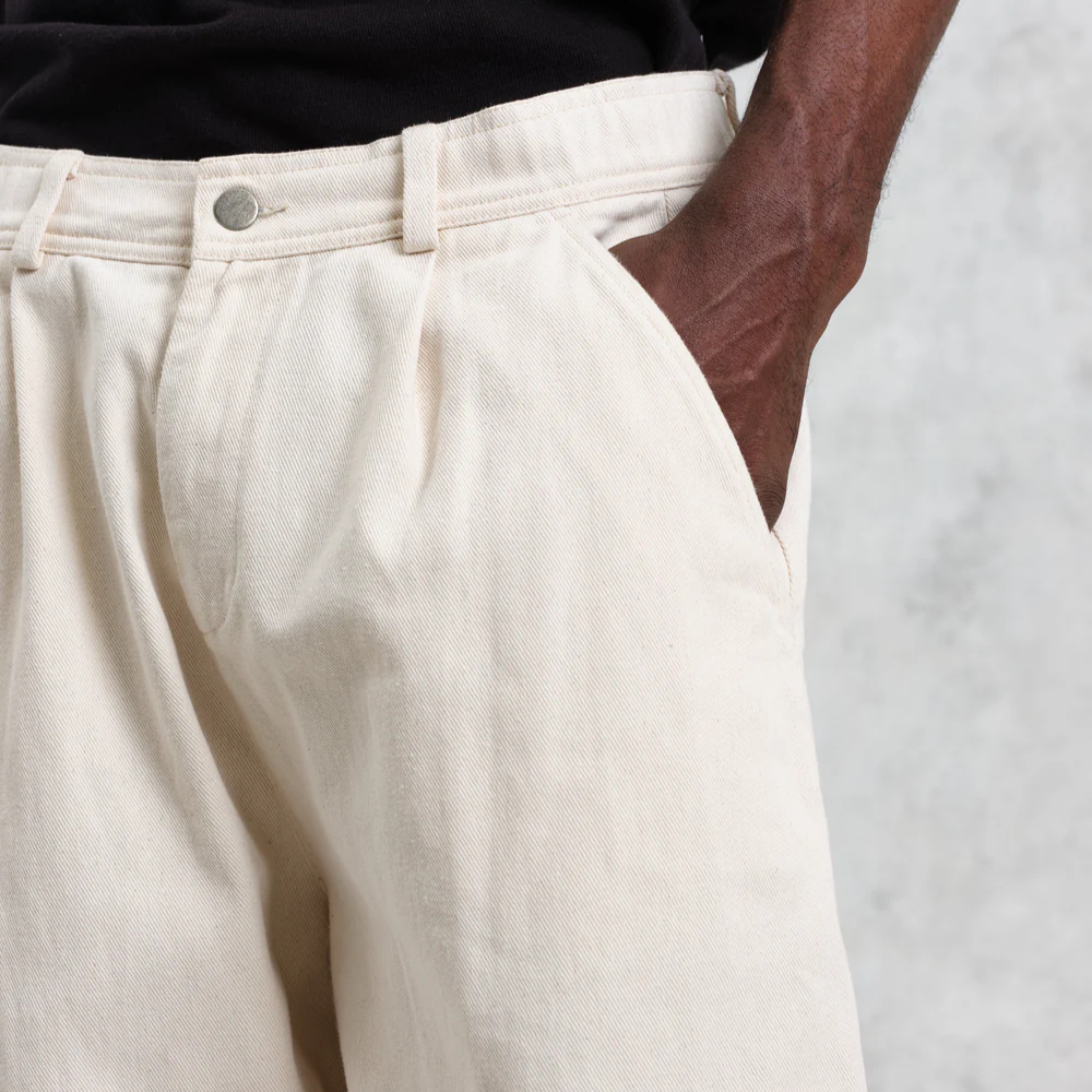 デナリトラウザーズ デニムツイル (ECRU) – グリニッジ オンラインストア