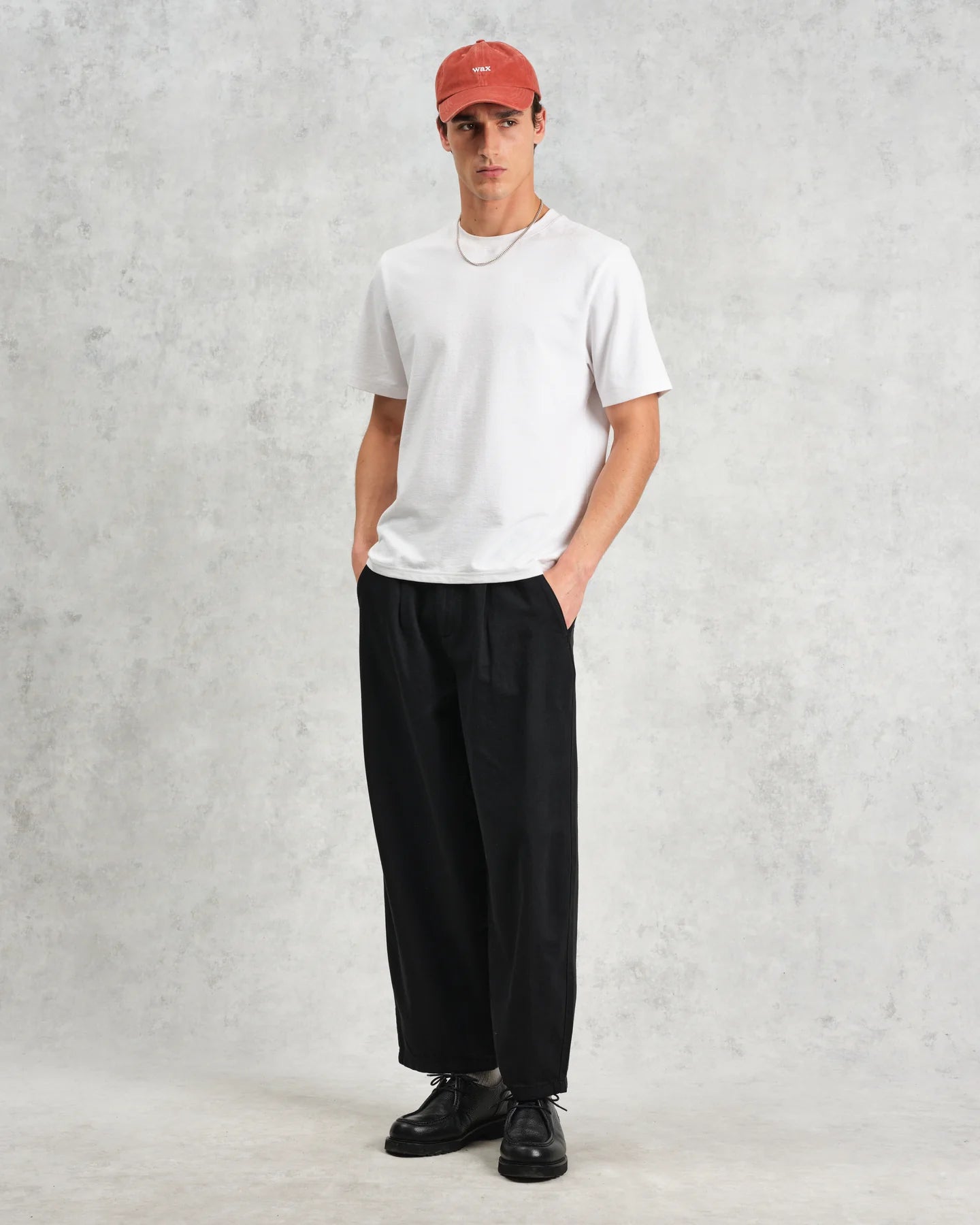 デナリトラウザーズ COTTON LINEN TWILL (NAVY)