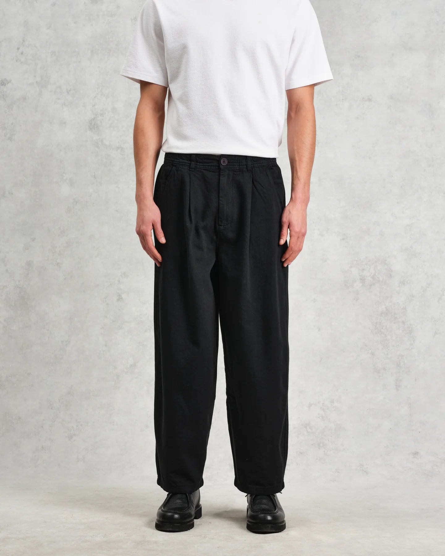 デナリトラウザーズ COTTON LINEN TWILL (NAVY)