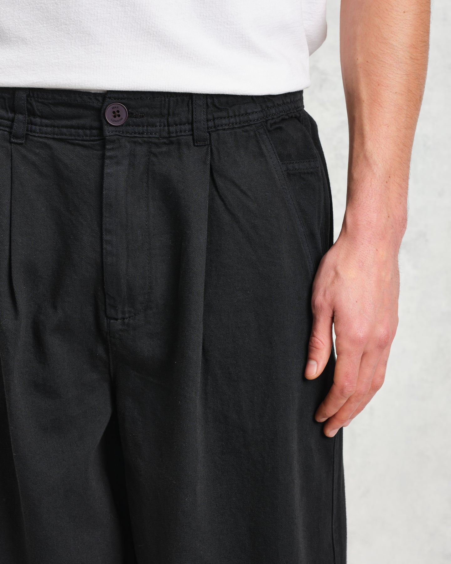 デナリトラウザーズ COTTON LINEN TWILL (NAVY)