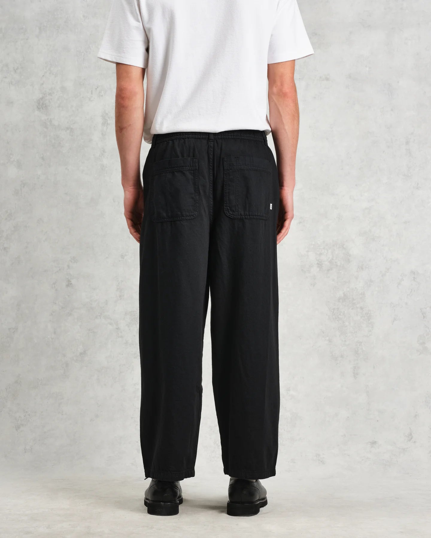 デナリトラウザーズ COTTON LINEN TWILL (NAVY)