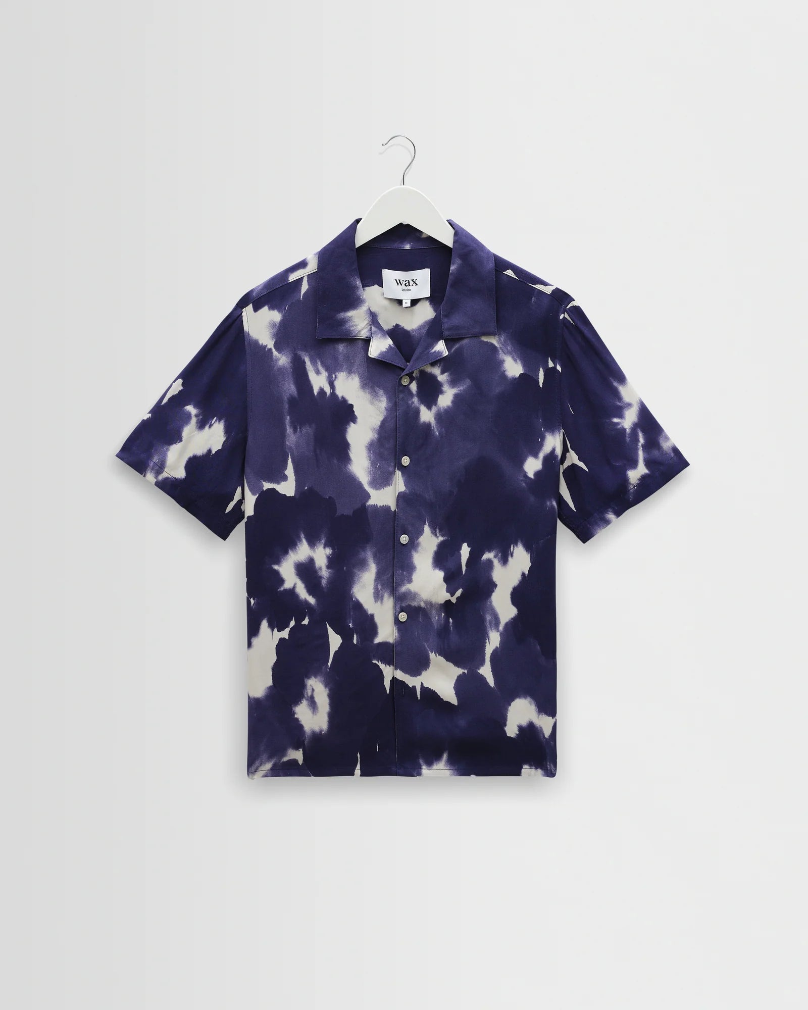 ディドコットシャツ PRESSED FLORAL (DARK BLUE/OFF WHITE)