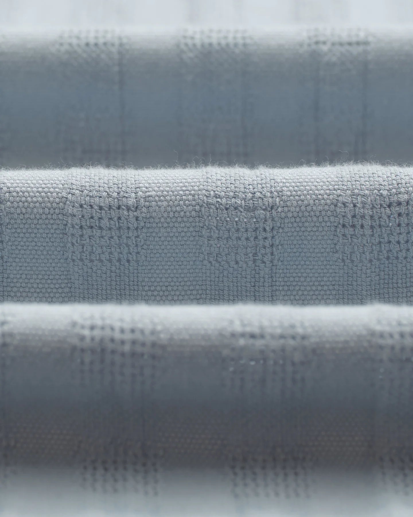 ディドコットシャツ OPEN WEAVE GRID (PALE BLUE)