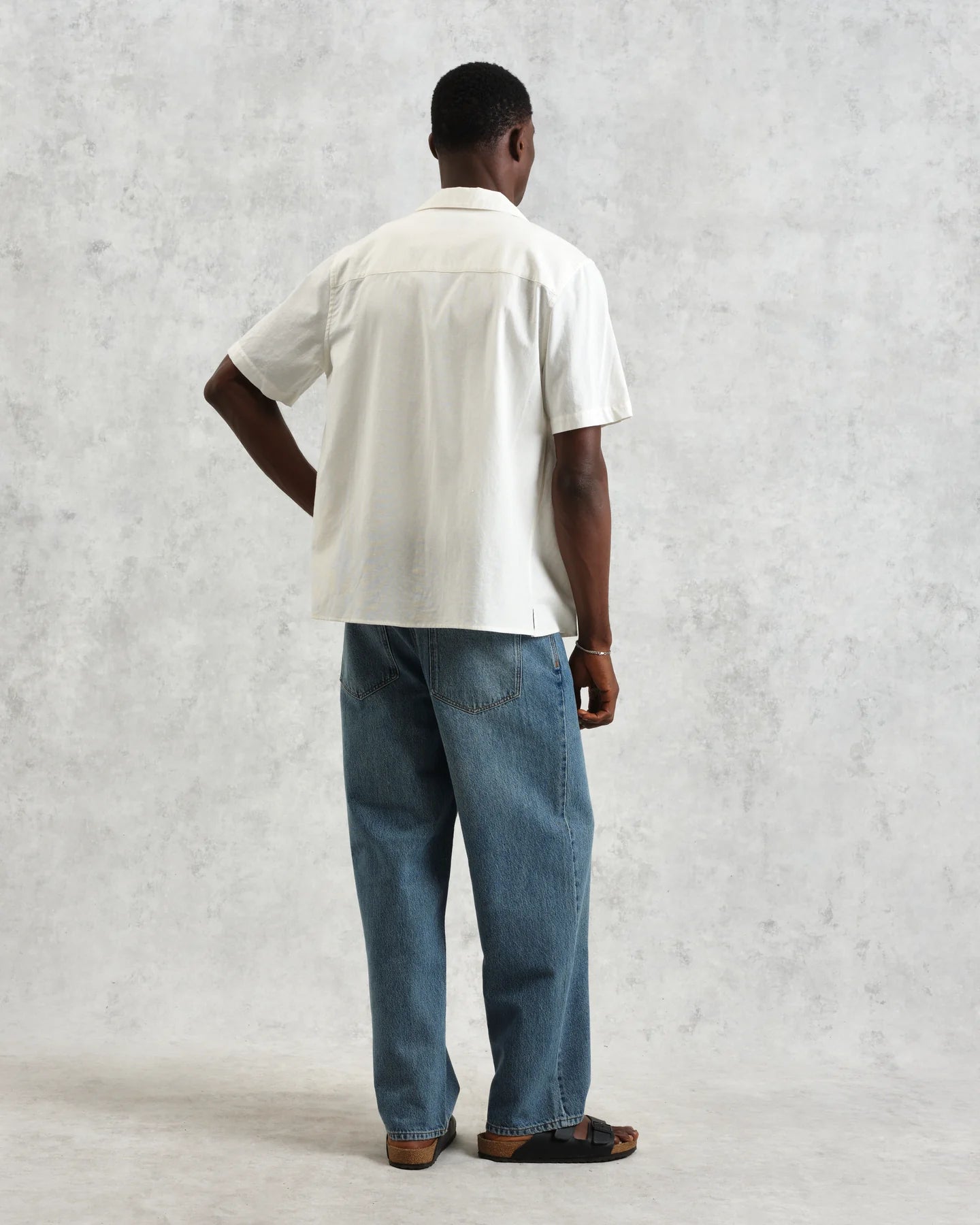 ディドコットシャツ ABSTRACT APPLIQUE (ECRU/MULTI)