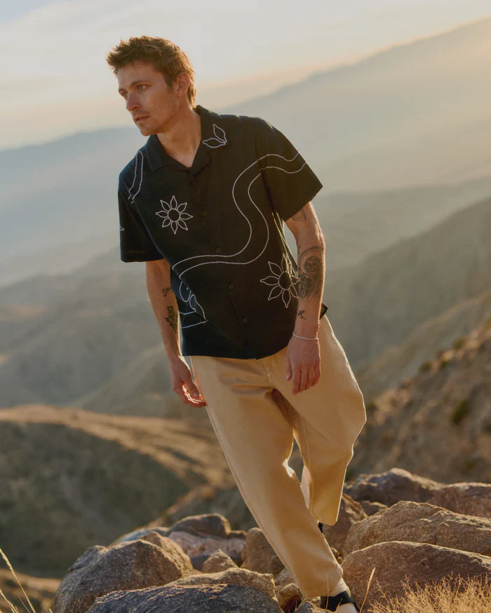 ディドコットシャツ BOLD STITCH (NAVY)