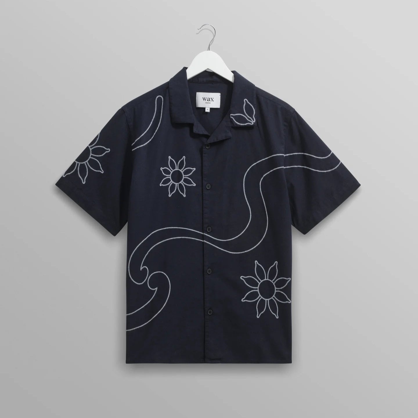 ディドコットシャツ BOLD STITCH (NAVY)