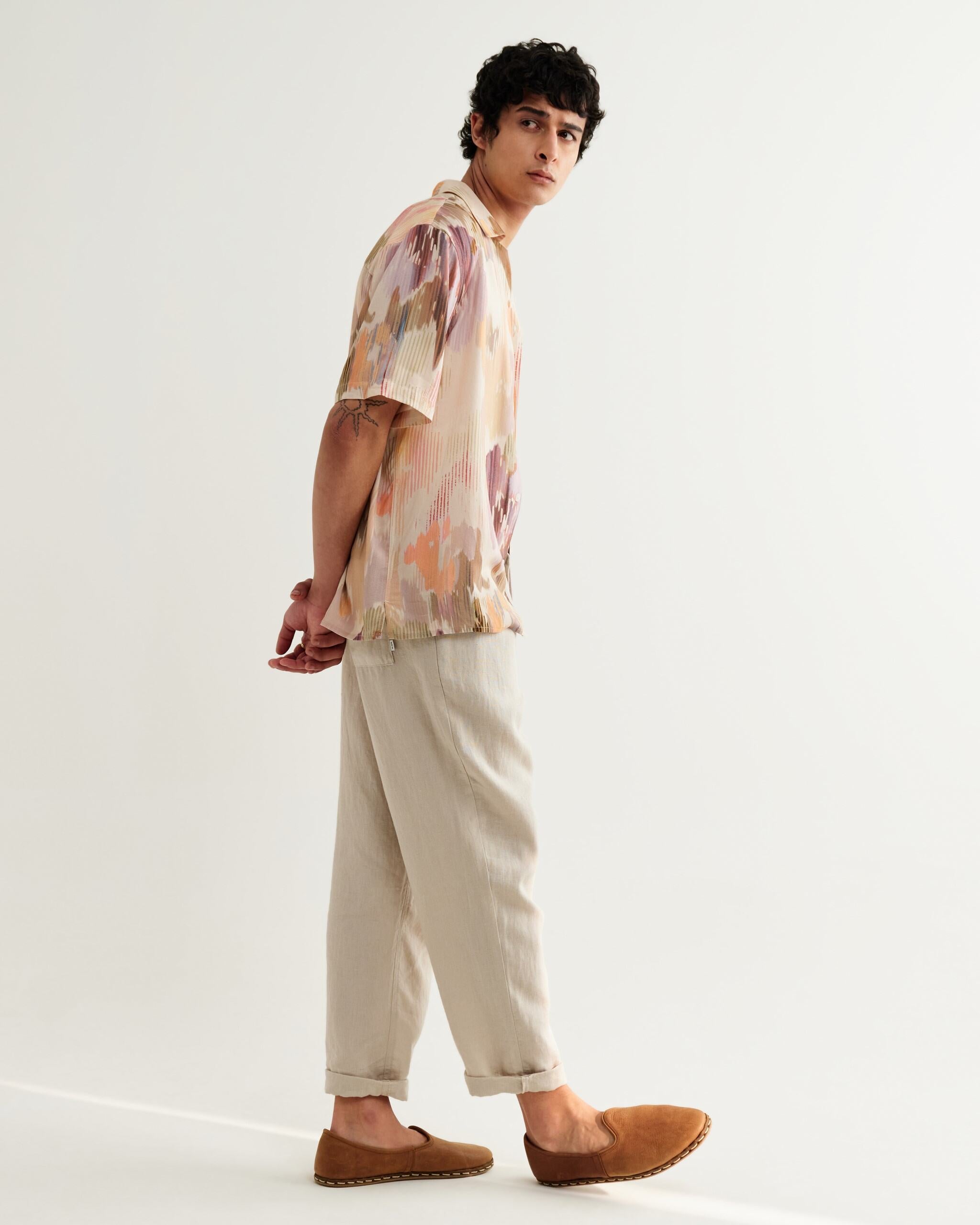 ディドコットシャツ CORRIGATED FLORAL (PASTEL MULTI)