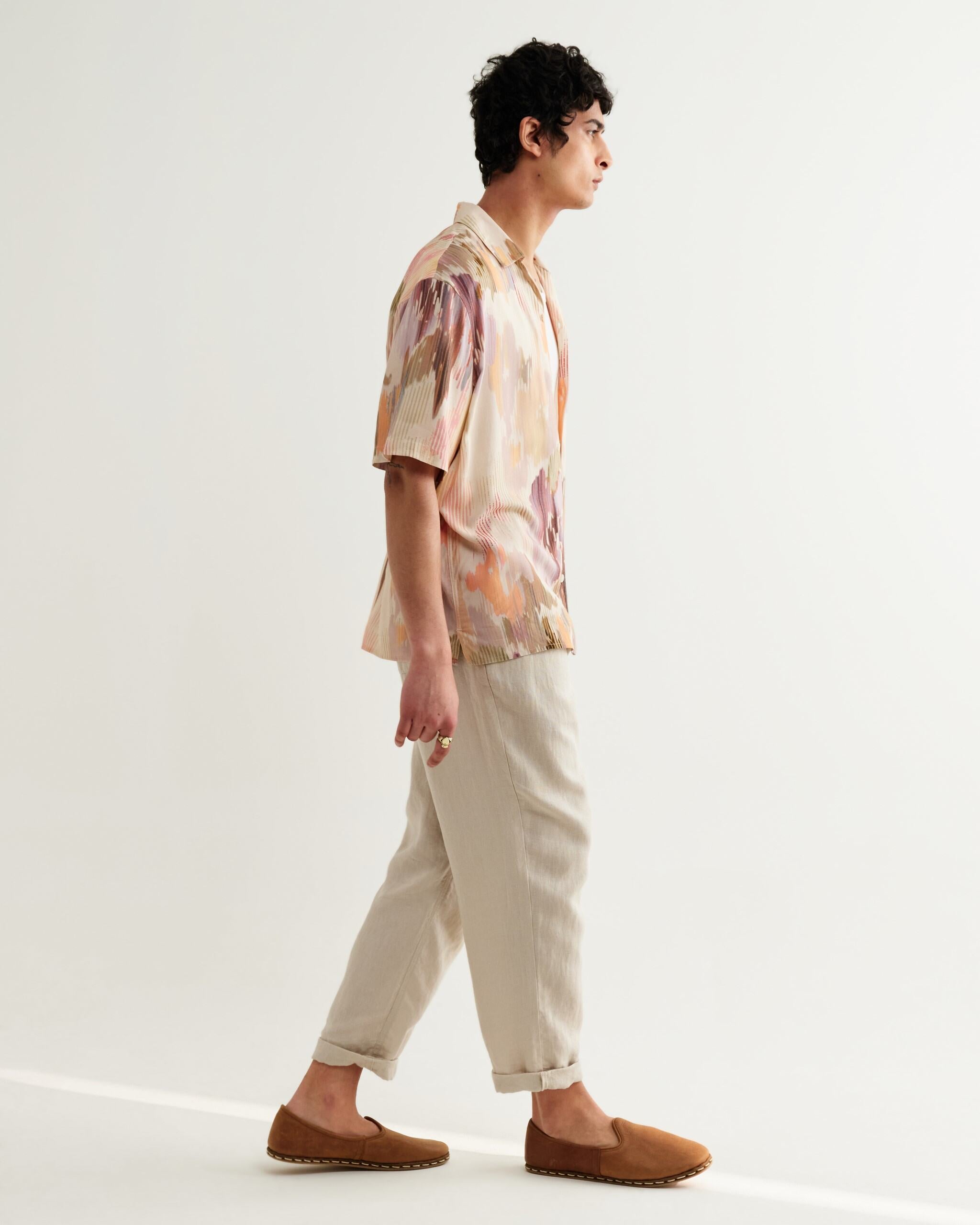 ディドコットシャツ CORRIGATED FLORAL (PASTEL MULTI)