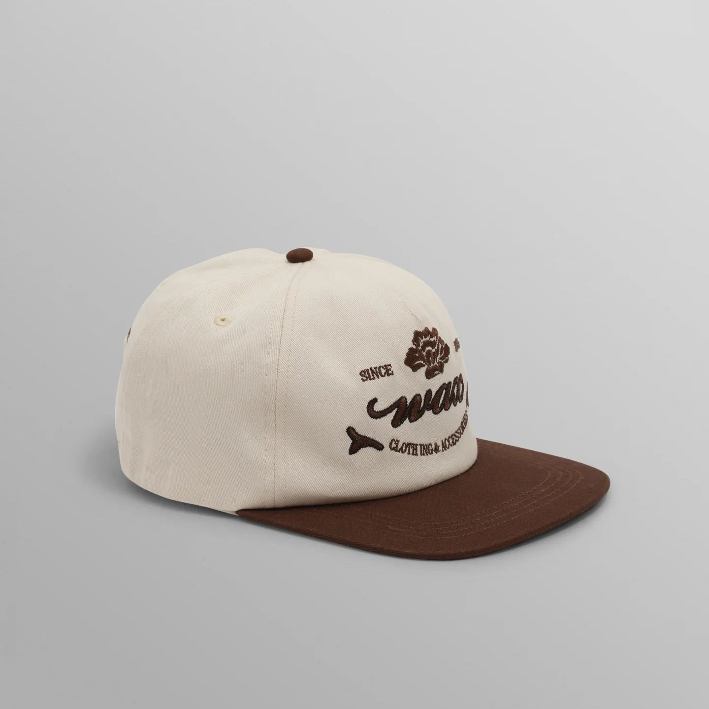 【予約】キャップ SCRIPT CREST (ECRU/BROWN)