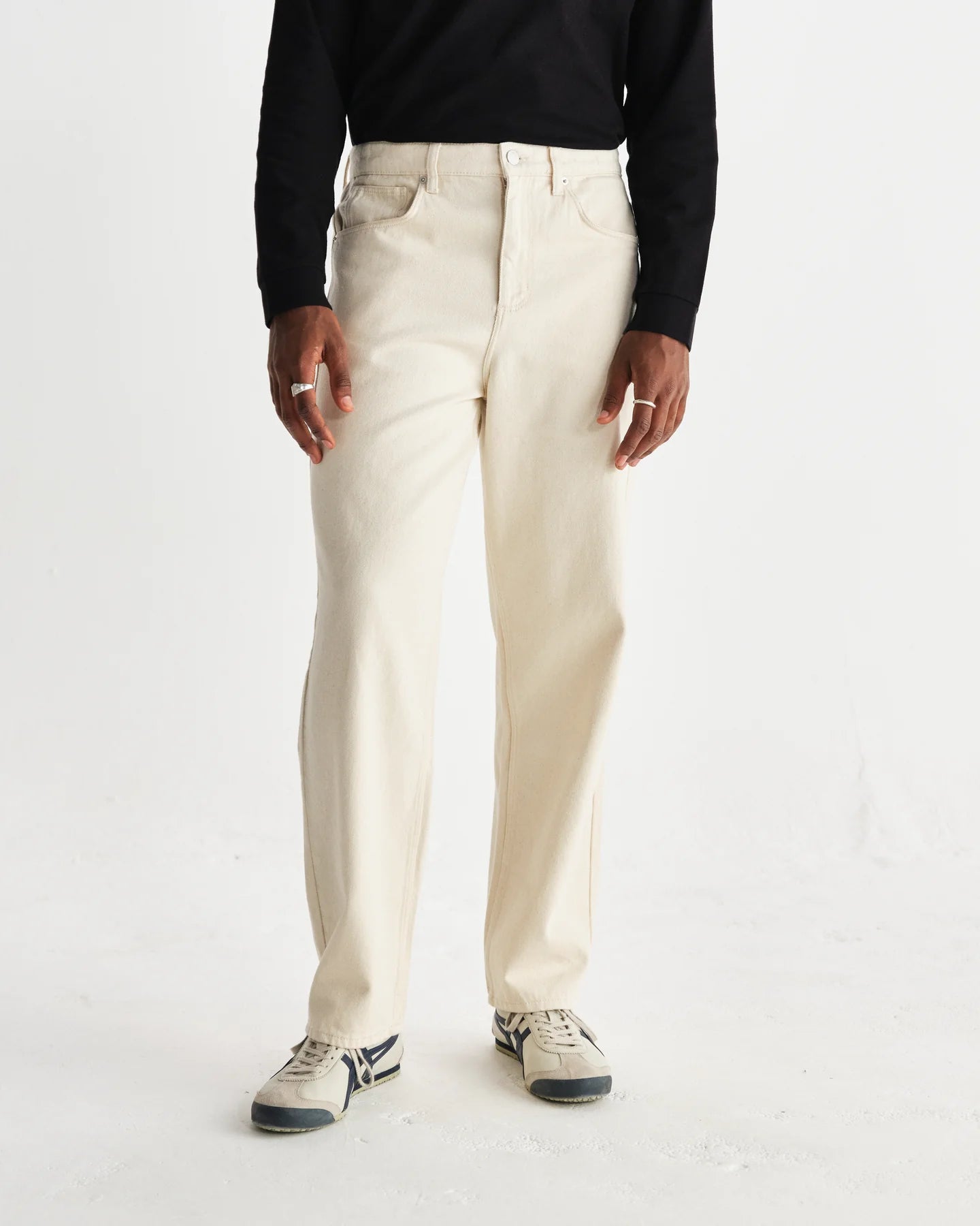 【予約】ルーズフィットデニム DENIM (ECRU)