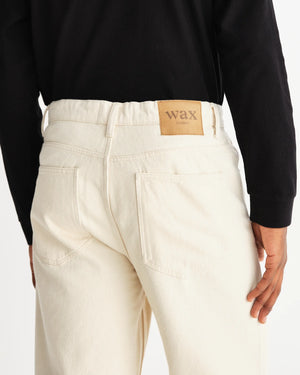ルーズフィットデニム DENIM (ECRU)