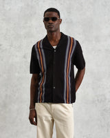 アイビーシャツ COTTON STRIPE (BLACK/MULTI)