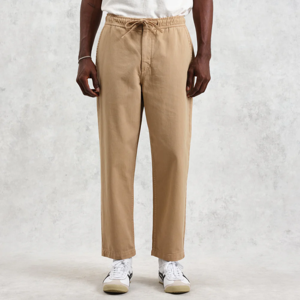 カートトラウザーズ|オーガニックコットンツイル (BEIGE カートトラウザーズ|オーガニックコットンツイル (BEIGE