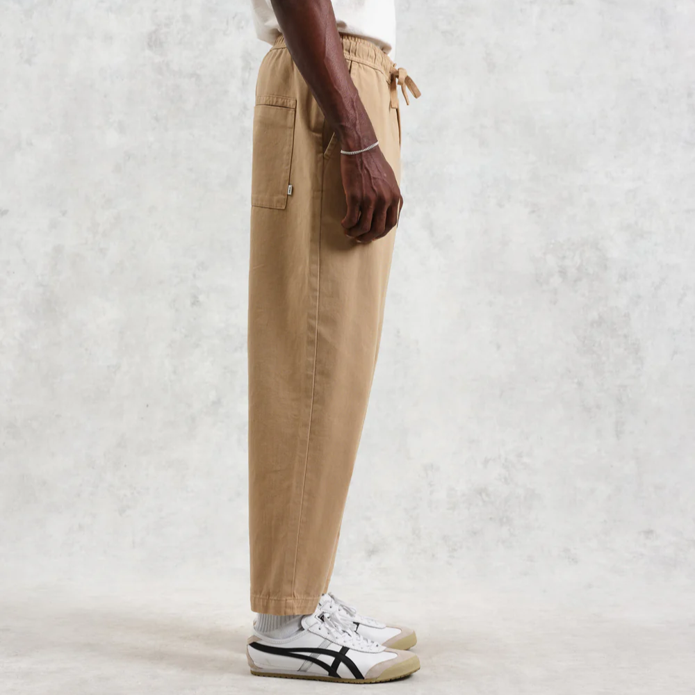 カートトラウザーズ｜オーガニックコットンツイル (BEIGE)