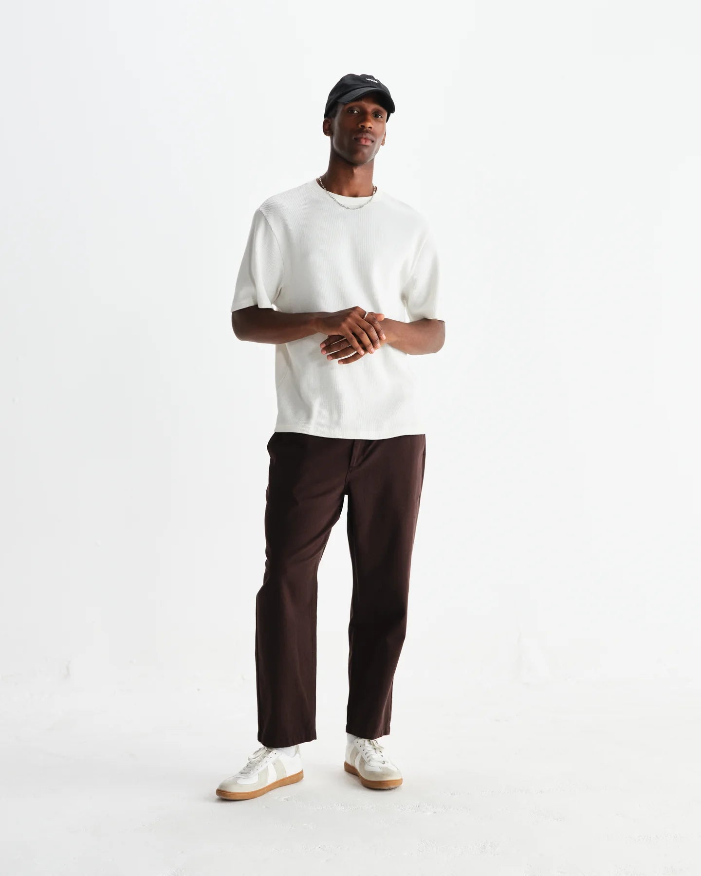 【予約】カートトラウザーズ ORGANIC COTTON TWILL (DARK BROWN)