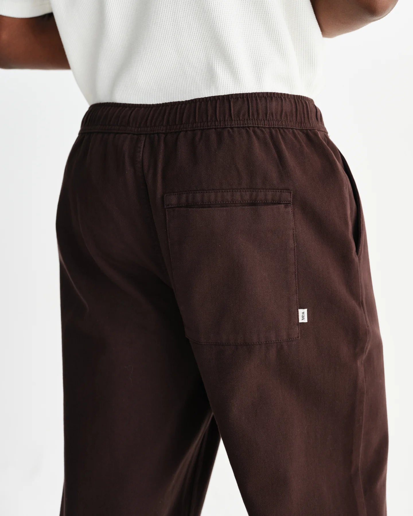 【予約】カートトラウザーズ ORGANIC COTTON TWILL (DARK BROWN)