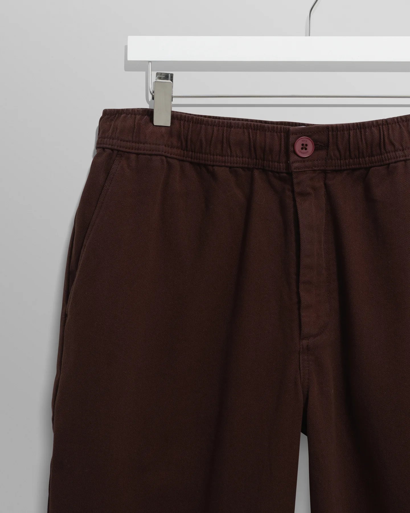【予約】カートトラウザーズ ORGANIC COTTON TWILL (DARK BROWN)