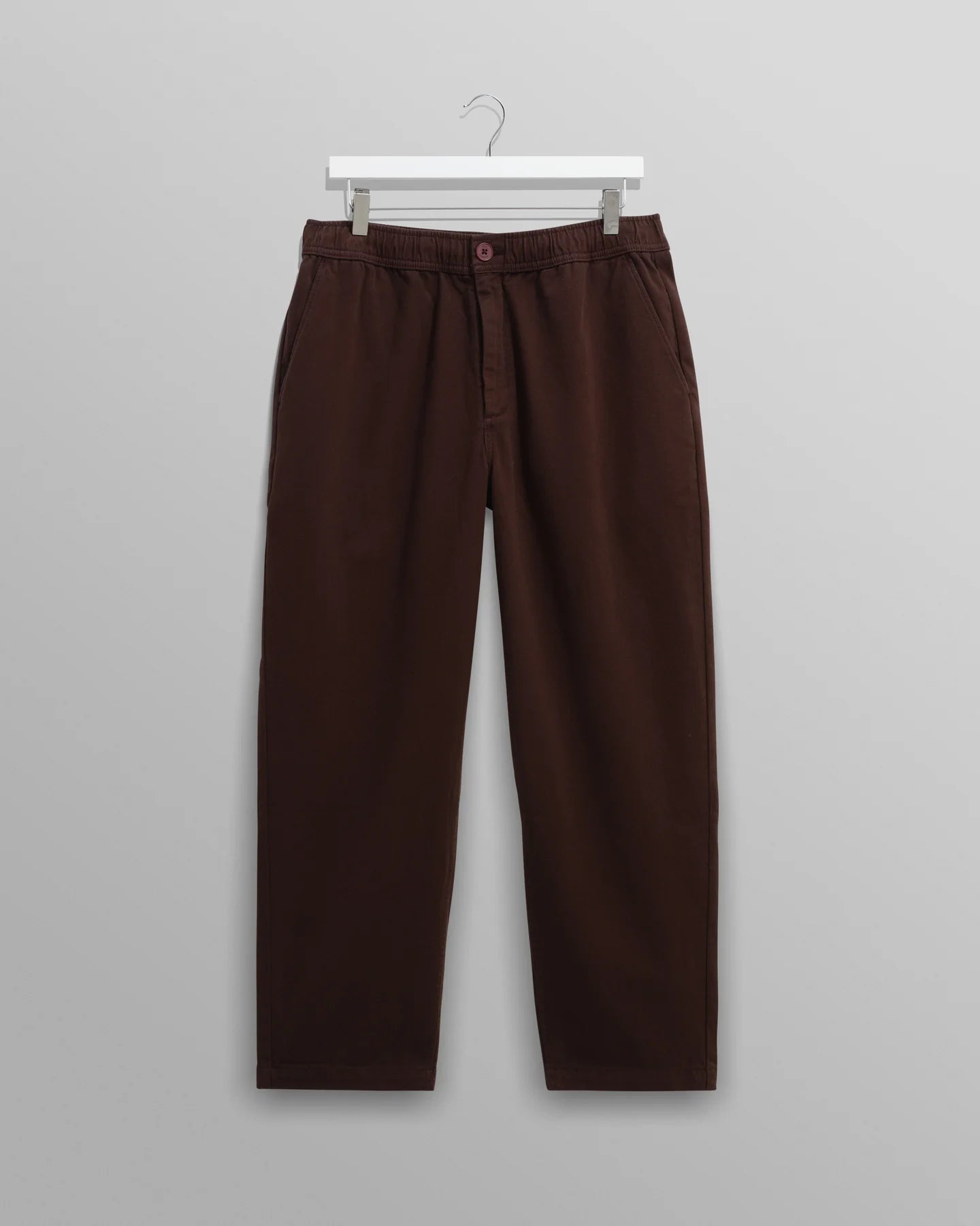 【予約】カートトラウザーズ ORGANIC COTTON TWILL (DARK BROWN)
