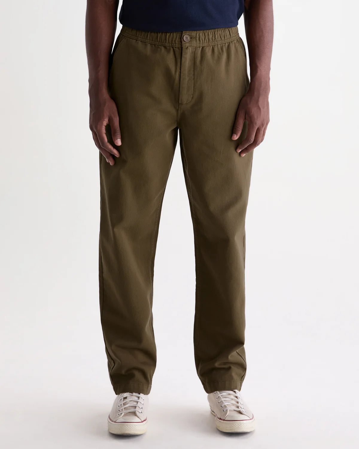 カートトラウザーズ ORGANIC COTTON TWILL (DARK KHAKI)