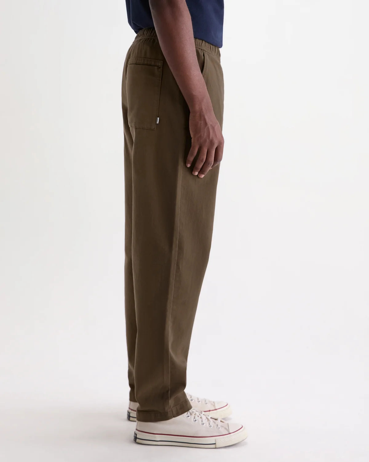 カートトラウザーズ ORGANIC COTTON TWILL (DARK KHAKI)