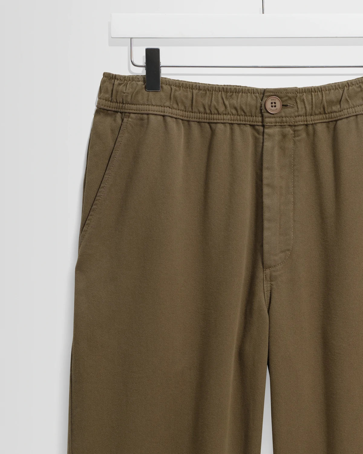 カートトラウザーズ ORGANIC COTTON TWILL (DARK KHAKI)