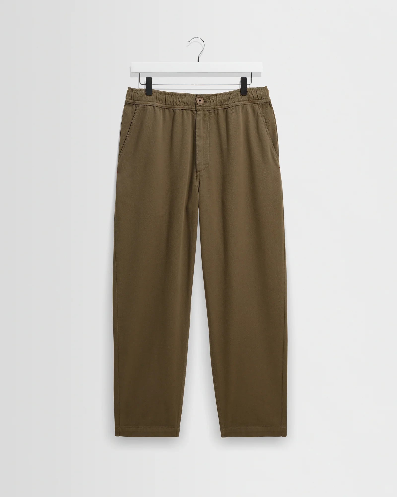 カートトラウザーズ ORGANIC COTTON TWILL (DARK KHAKI)