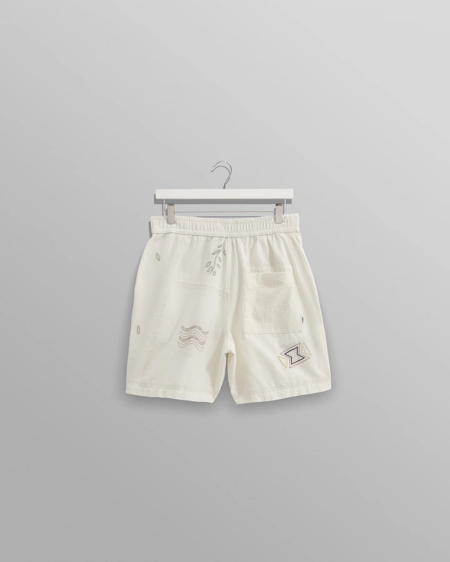 カートショーツ DOODLE EMBROIDERY (ECRU/MULTI)
