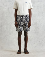 【予約】カートショーツ BEACH SCENE JACQUARD (NAVY/ECRU)