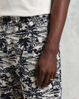 【予約】カートショーツ BEACH SCENE JACQUARD (NAVY/ECRU)