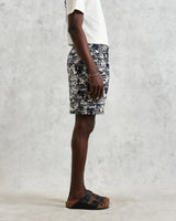 【予約】カートショーツ BEACH SCENE JACQUARD (NAVY/ECRU)