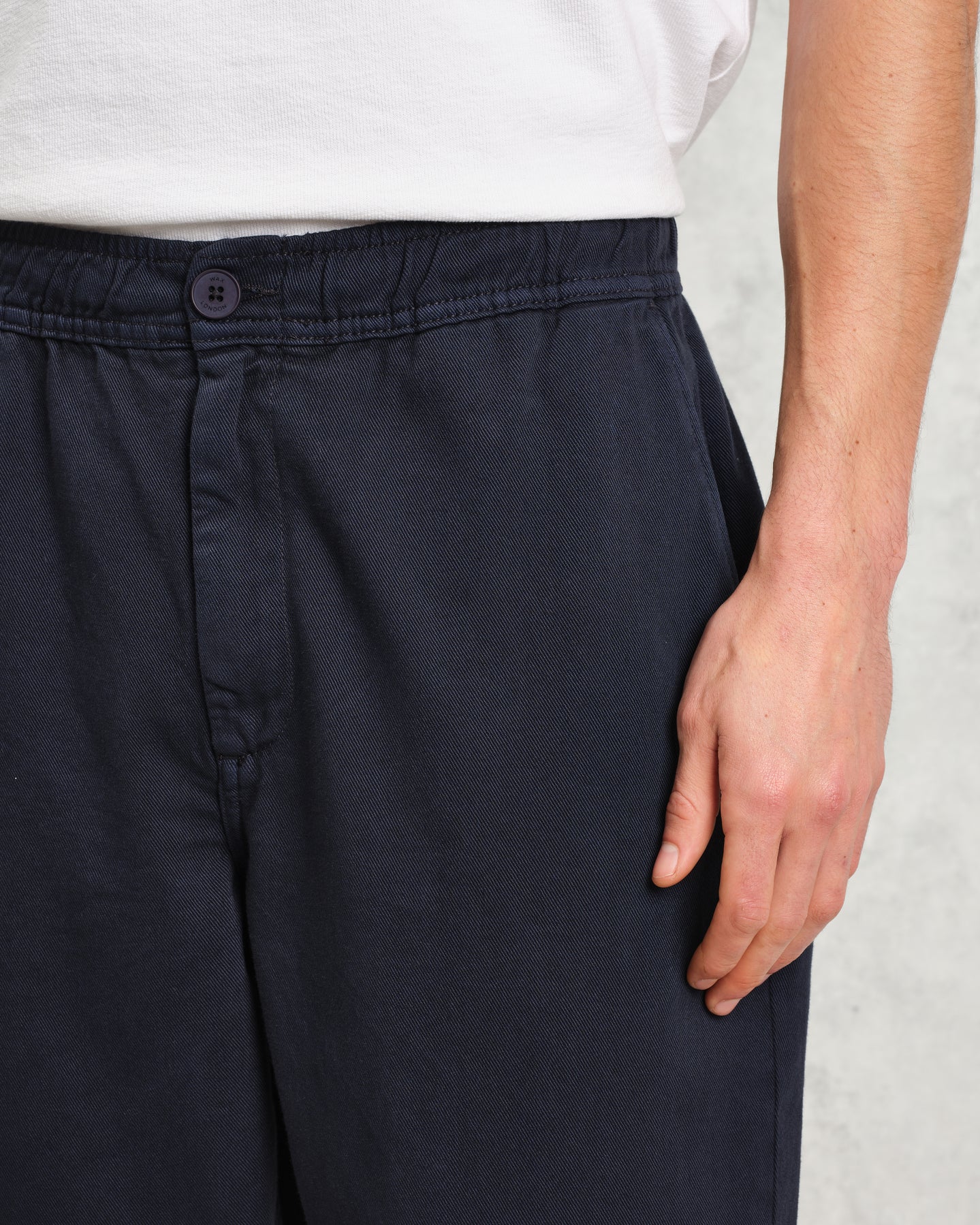 カートトラウザーズ ORGANIC COTTON TWILL (NAVY) - グリニッジ オンラインストア