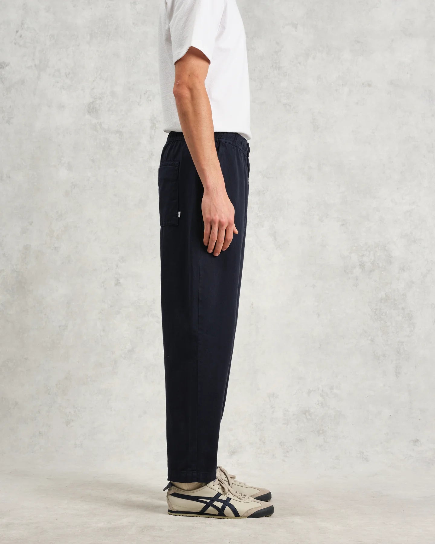 カートトラウザーズ ORGANIC COTTON TWILL (NAVY) - グリニッジ オンラインストア
