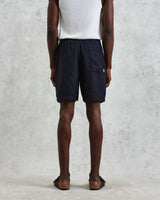 【予約】カートショーツ TOW TONE LINEN (NAVY)