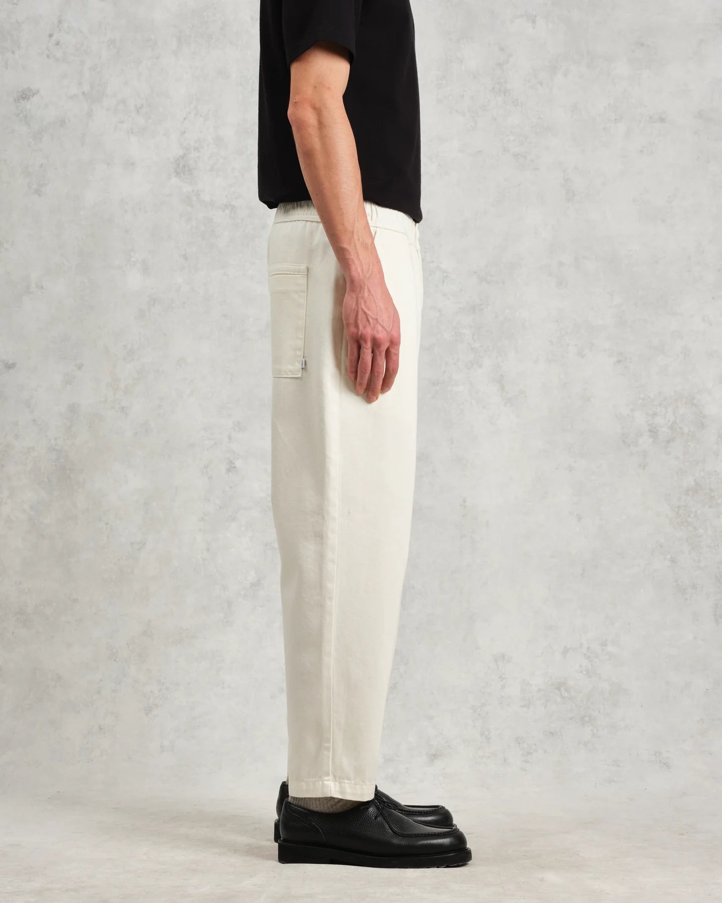 カートトラウザーズ ORGANIC COTTON TWILL (OFF WHITE)