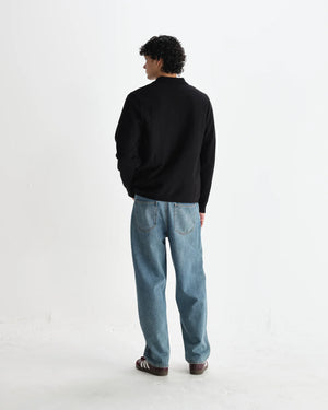レノックスジップ MILANO RIPPLE STRIPE (BLACK)