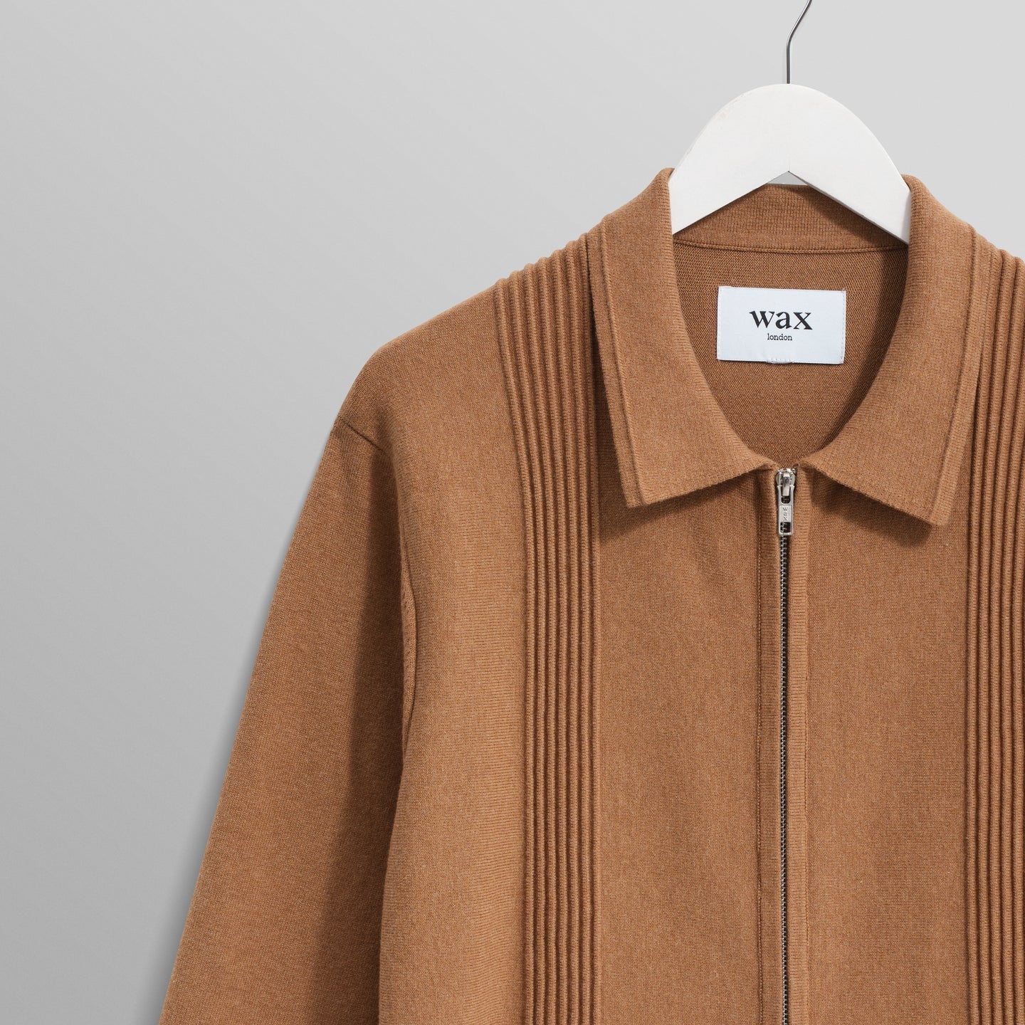 レノックスジップ MILANO RIPPLE STRIPE (CAMEL)