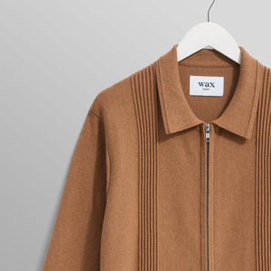 レノックスジップ MILANO RIPPLE STRIPE (CAMEL)