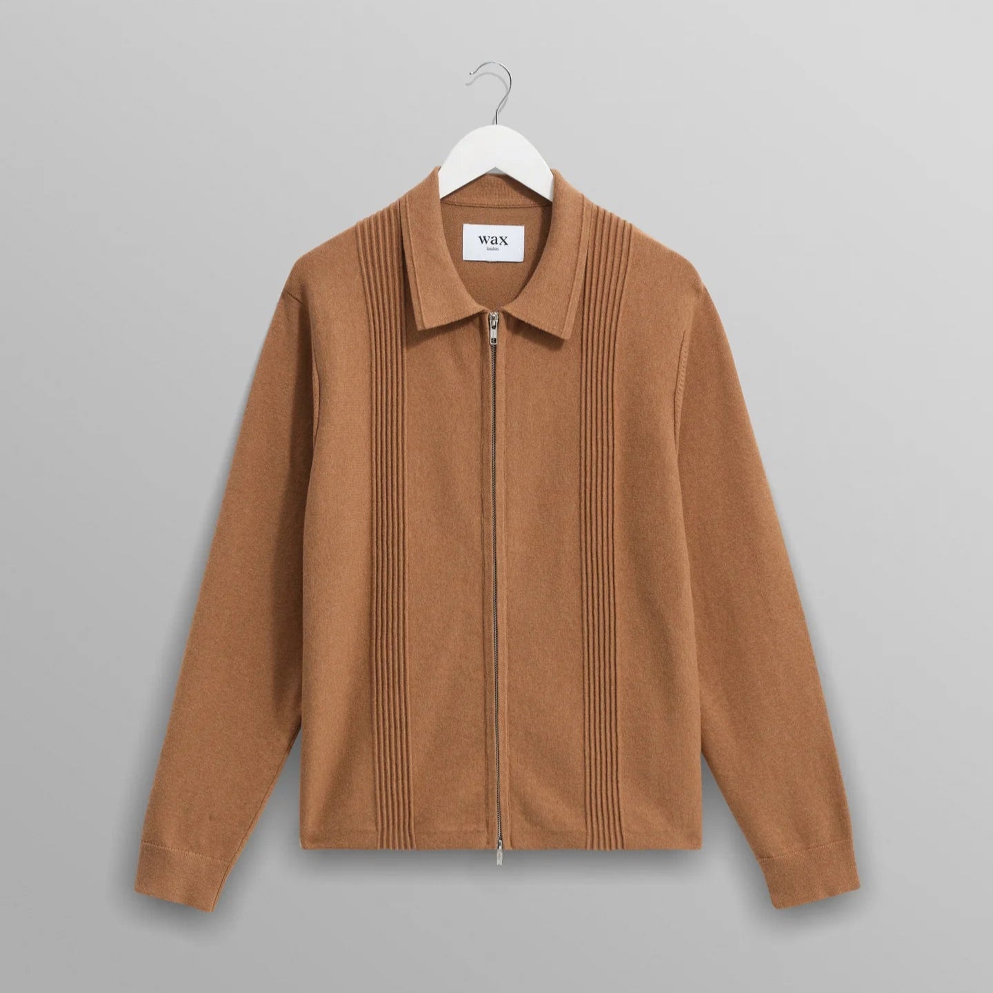 レノックスジップ MILANO RIPPLE STRIPE (CAMEL)
