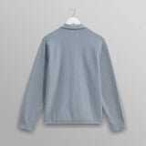 レノックスジップ MILANO RIPPLE STRIPE (GREY BLUE)