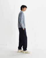 レノックスジップ MILANO RIPPLE STRIPE (GREY BLUE)