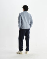 レノックスジップ MILANO RIPPLE STRIPE (GREY BLUE)