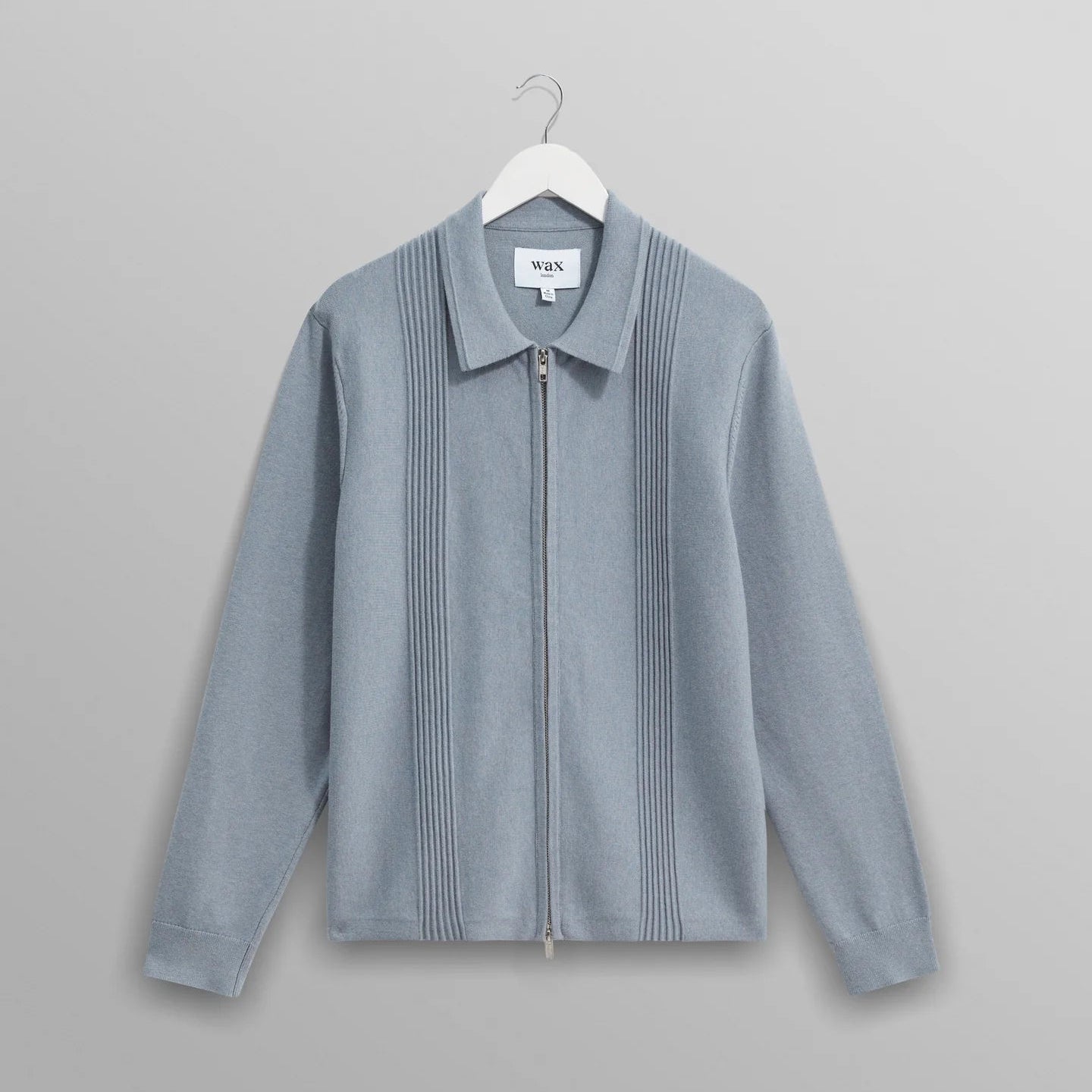 レノックスジップ MILANO RIPPLE STRIPE (GREY BLUE)