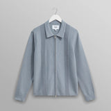 レノックスジップ MILANO RIPPLE STRIPE (GREY BLUE)