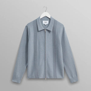 レノックスジップ MILANO RIPPLE STRIPE (GREY BLUE)