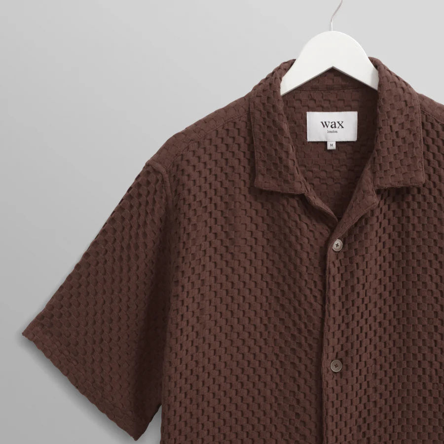 リドシャツ BOX DOBBY (BROWN)