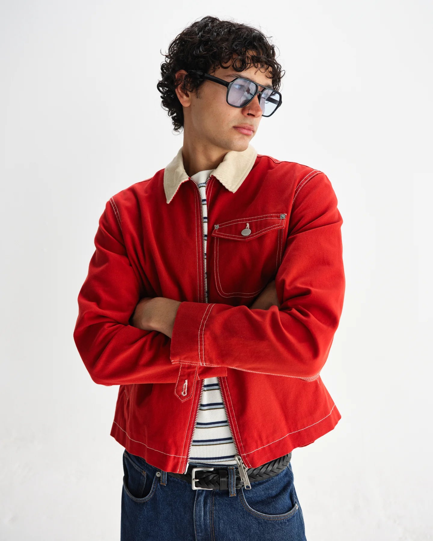 メイソンジャケット Mason Canvas Jacket (RED) - グリニッジ オンラインストア
