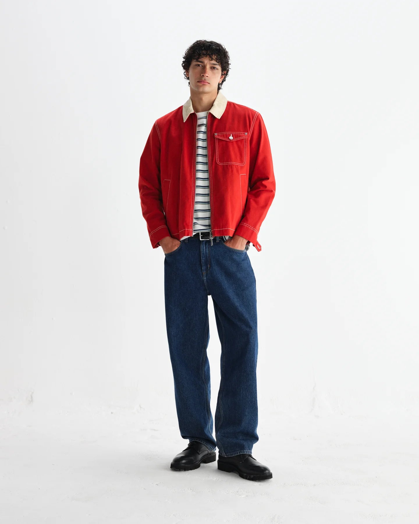 メイソンジャケット Mason Canvas Jacket (RED) - グリニッジ オンラインストア