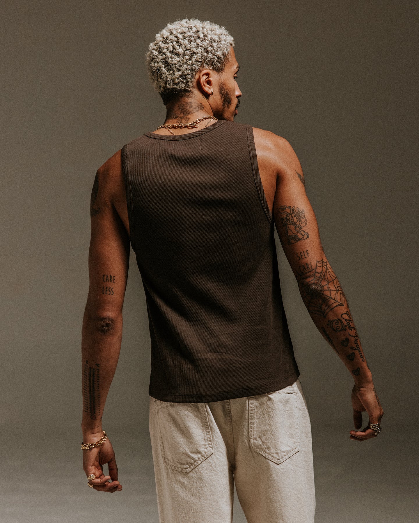 モンタギューノースリーブ RIB (BROWN)