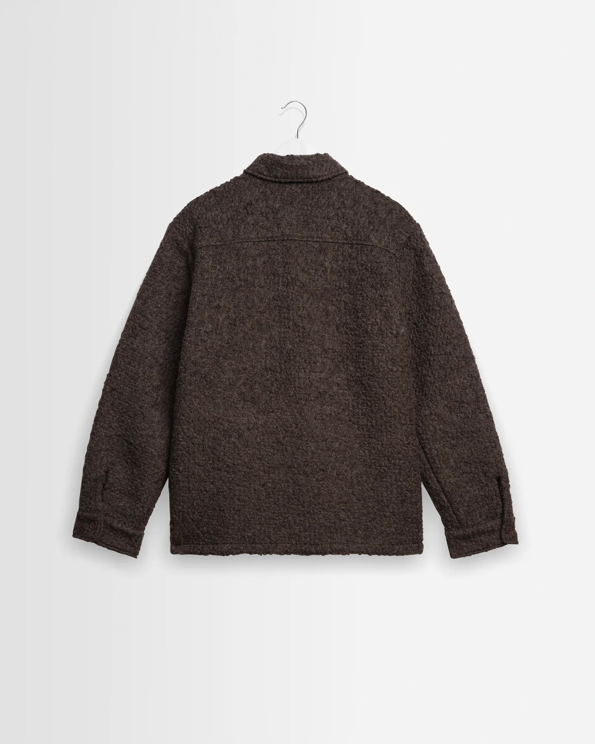 オーバーシャツ MOUNT REVERSIBLE BOBBLE WOOL (DUSTY BROWN)